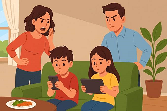  فرق بین "قانون گذاشتن" و "کنترل کردن"؛ چطور بچه‌ها را برای استفاده از گوشی آماده کنیم؟